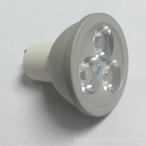 MR16/GU10 3W led spotlight, bulb light, 230Lm,70Ra,CE&ROHS